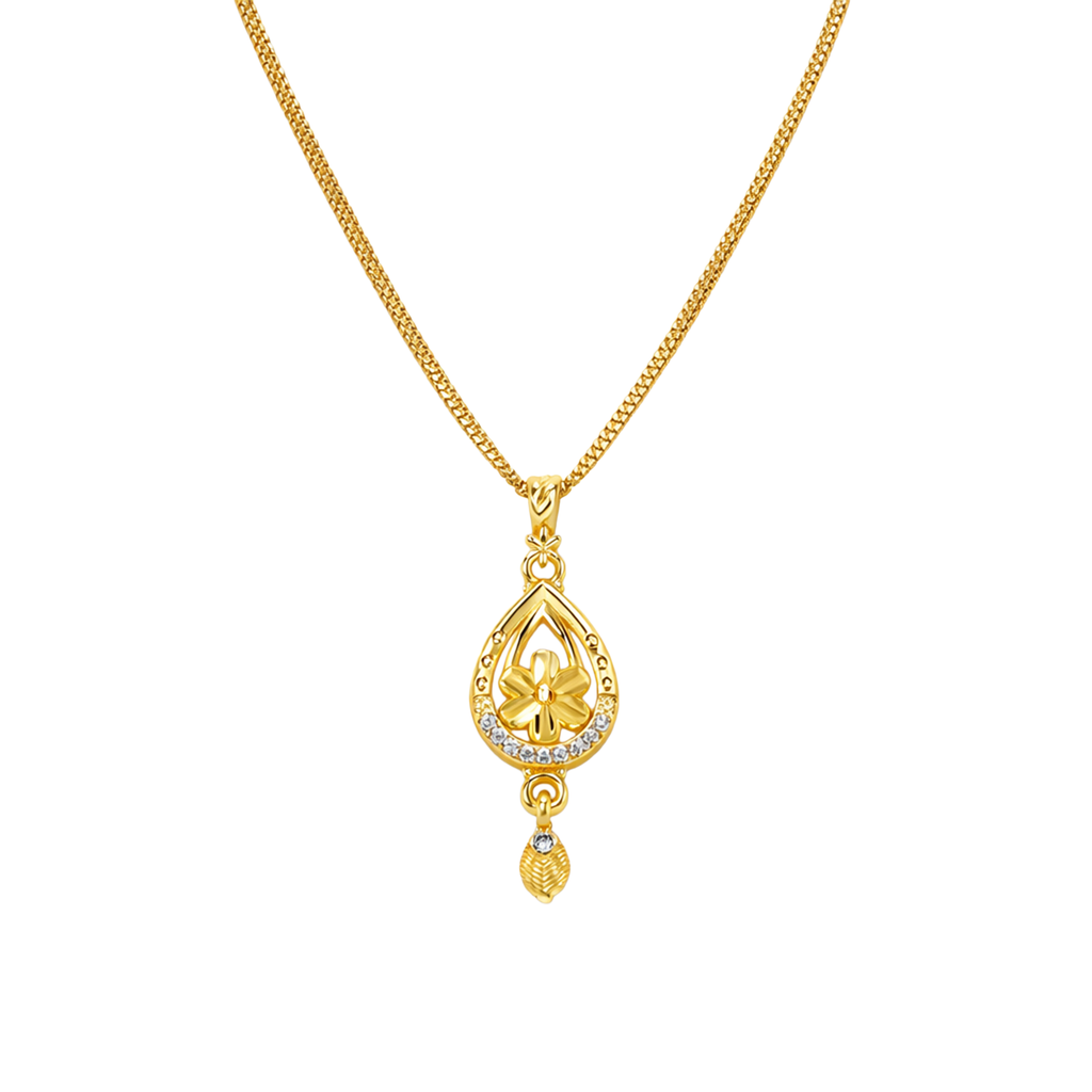 Aurizaa Aarya - 18k Gold Plated Pendant Necklace