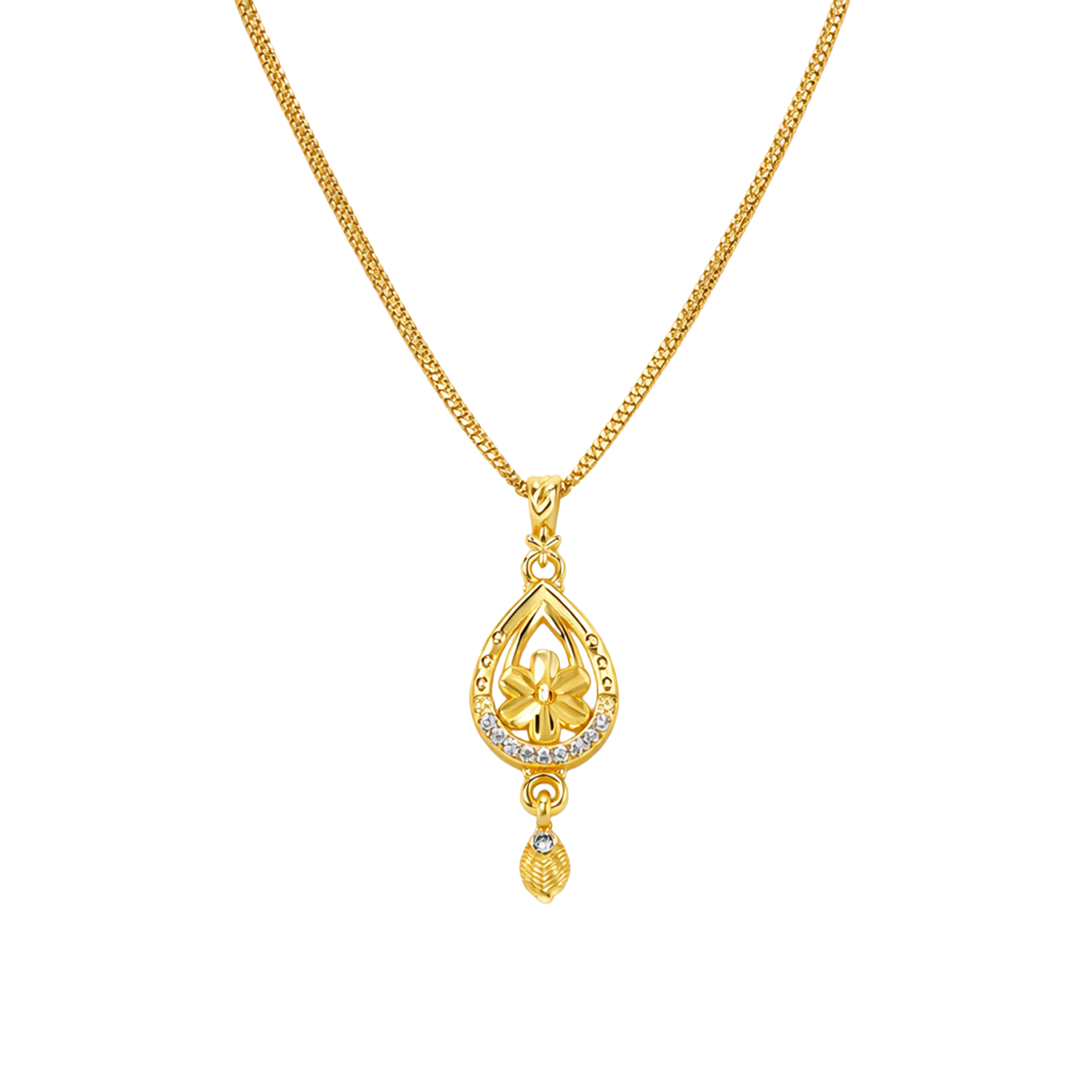 Aurizaa Aarya - 18k Gold Plated Pendant Necklace