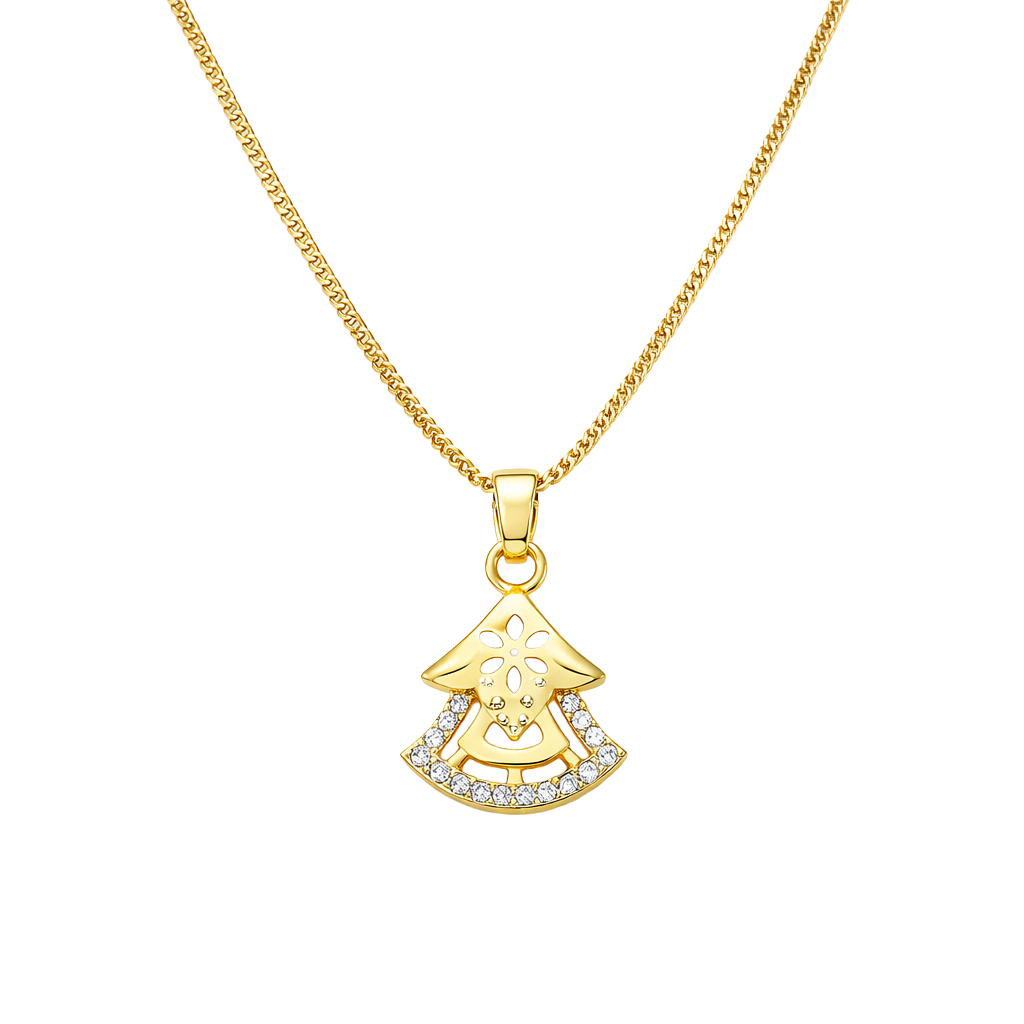 Aurizaa Anaya - 18k Gold Plated Pendant Necklace