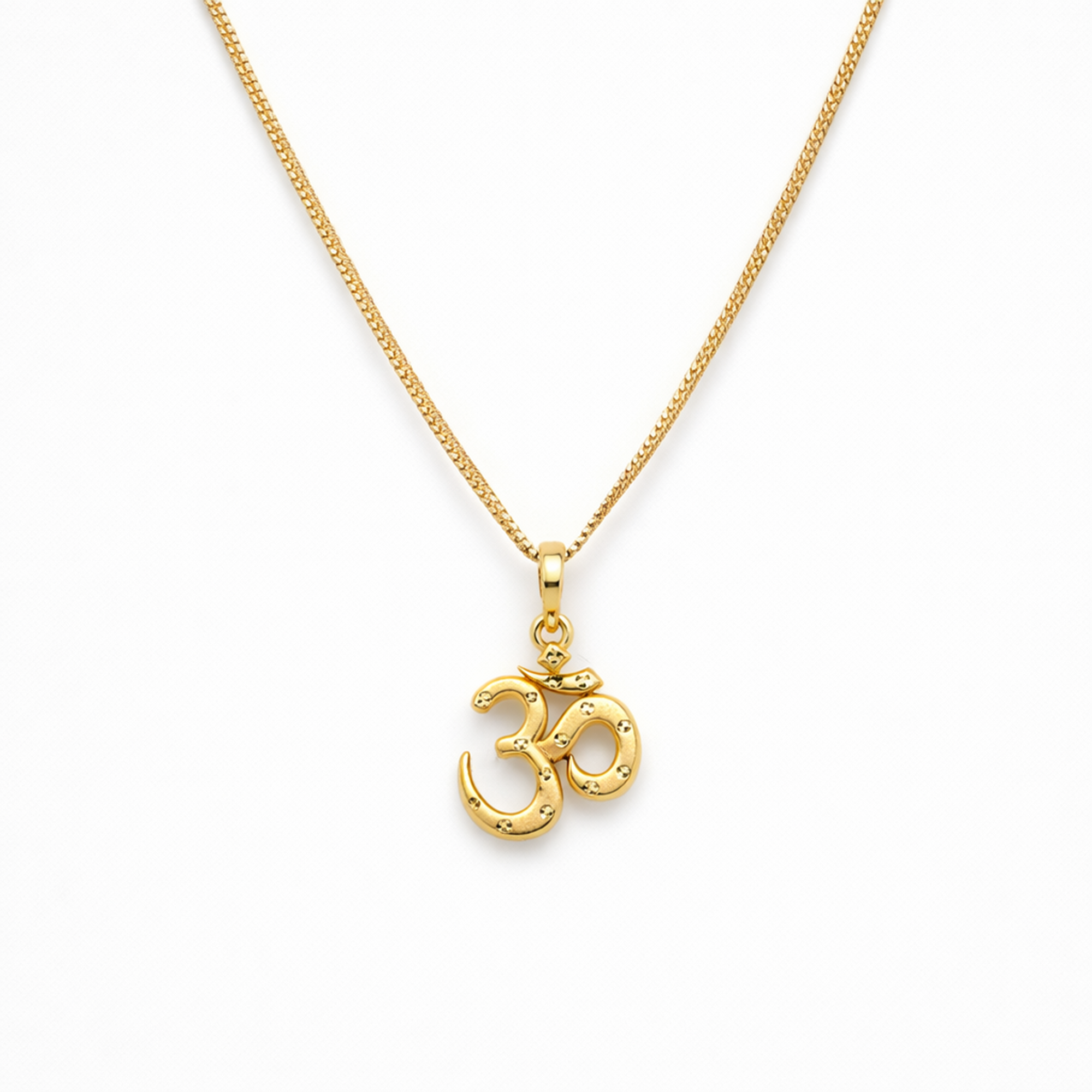 Aurizaa Omira - 18K Gold Plated Om Pendant Chain