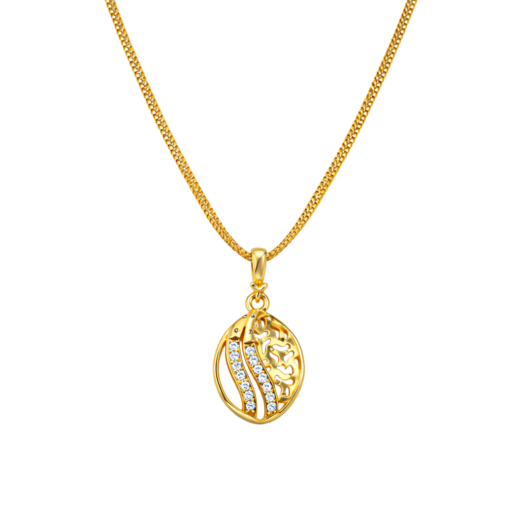Aurizaa Elara - 18k Gold Plated Pendant Necklace