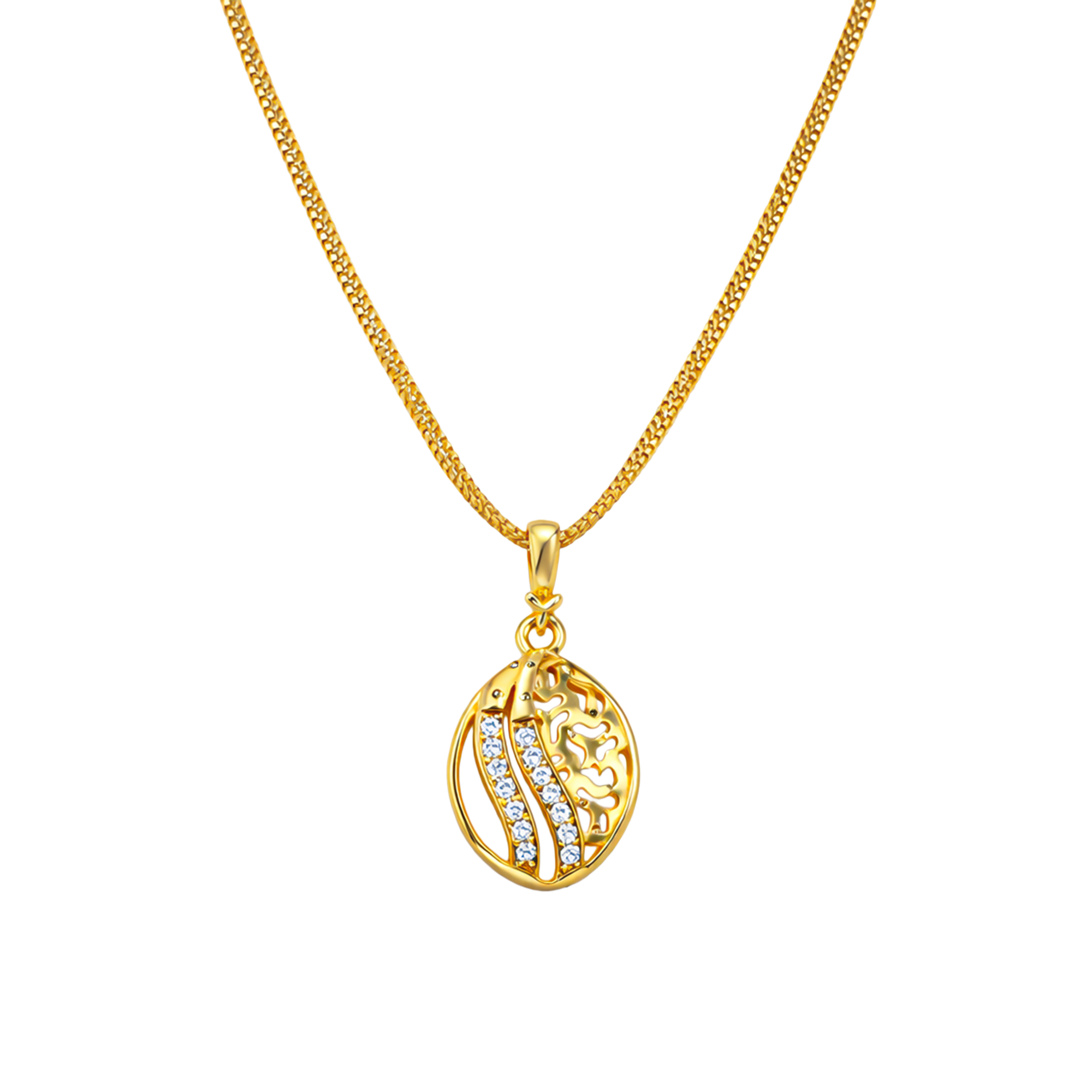 Aurizaa Elara - 18k Gold Plated Pendant Necklace