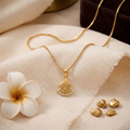 Aurizaa Anaya - 18k Gold Plated Pendant Necklace