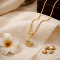 Aurizaa Cyra - 18K Gold Plated Designer Pendant Chain