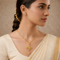Aurizaa Vira - 18k Gold Plated Pendant Necklace